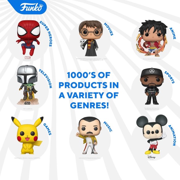 Calendrier de l'avent Funko Pop Pixar 2025 : 24 Figurines