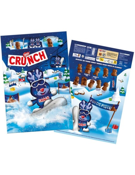 Calendrier de l'avent Crunch 2025 - 24 Chocolats Figurines