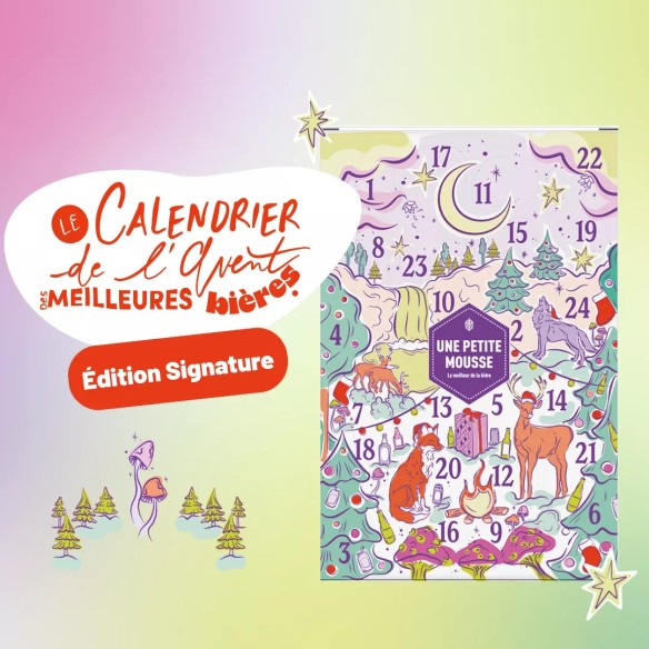 Calendrier de l'avent 2025 Une Petite Mousse - 24 Bières