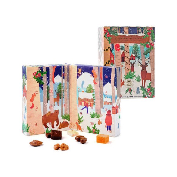 Calendrier de l'avent Mazet 2025 - Amande Et Bonbon Chocolat