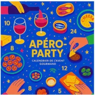 Calendrier de l'avent Apero 2025 : Saucisson, Bière, Terrine