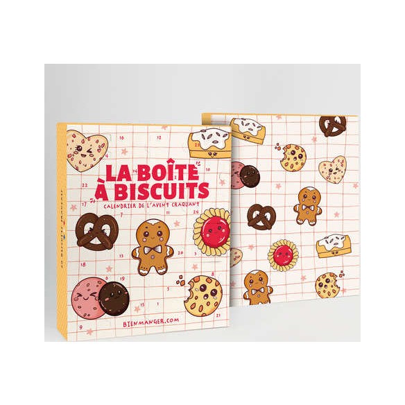 Calendrier de l'avent Biscuits 2025 : 44 Plaisirs Gourmands - Bienmanger
