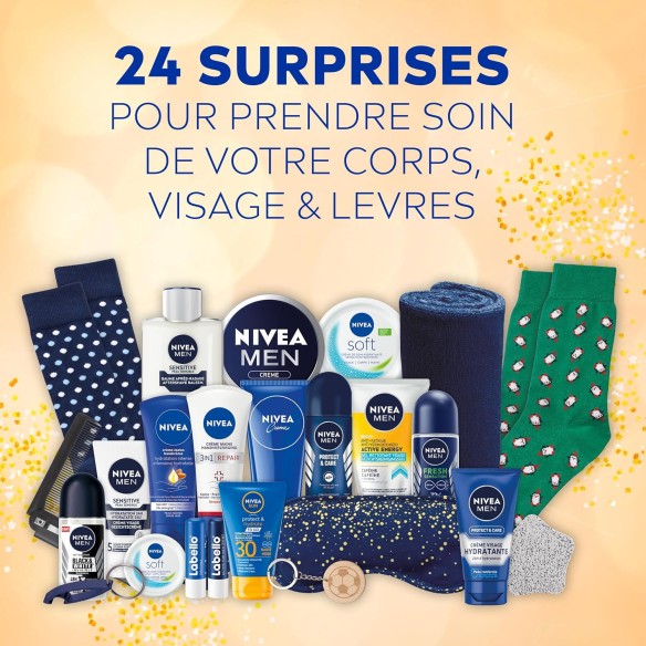Calendrier de l'avent 2025 Nivea Men - Beauté pour Homme