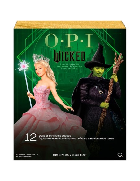 Calendrier de l'avent Opi X Wicked 2025 - 12 Vernis Inédits