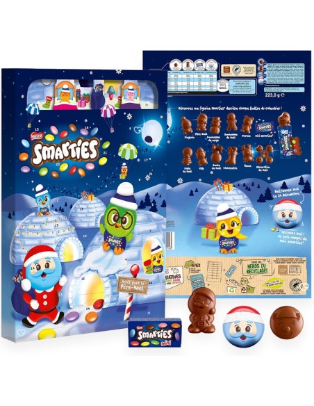 Calendrier de l'avent 2025 Smarties - 24 Délicieux Chocolat - Nestlé