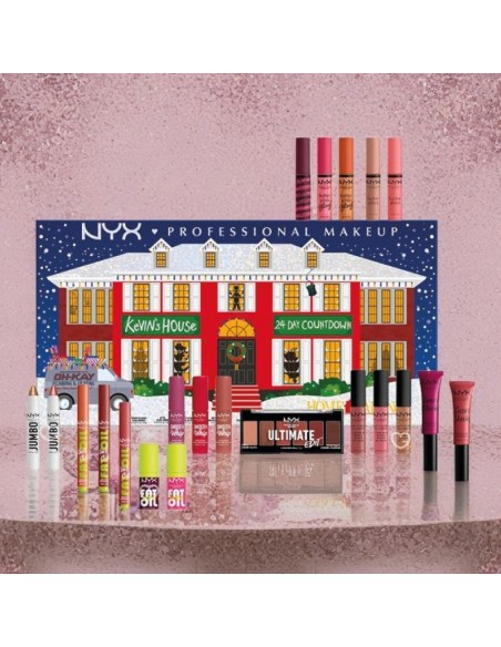 Calendrier de l'avent Nyx 2025 - Contenu +