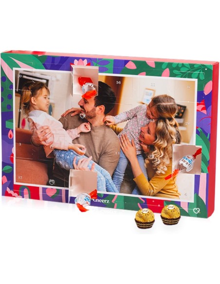Calendrier de l'avent 2025 Photo Cheerz - 24 Chocolat Kinder