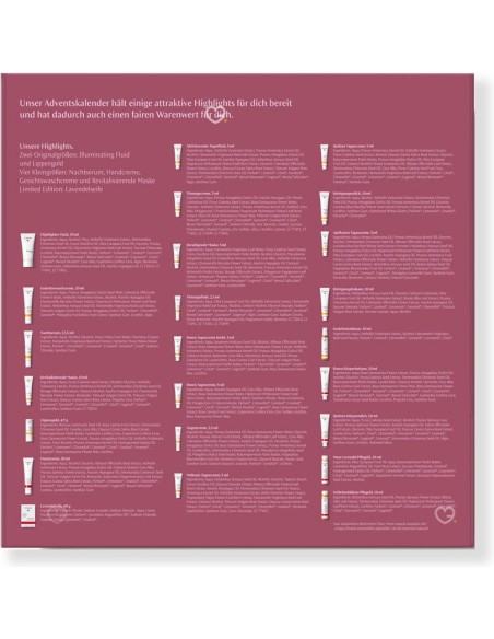 Calendrier de l'avent 2025 Dr Hauschka