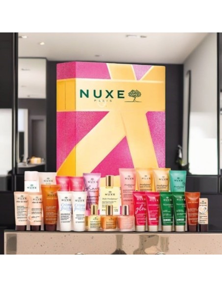Calendrier de l'avent 2025 Nuxe - Contenu Beauté,