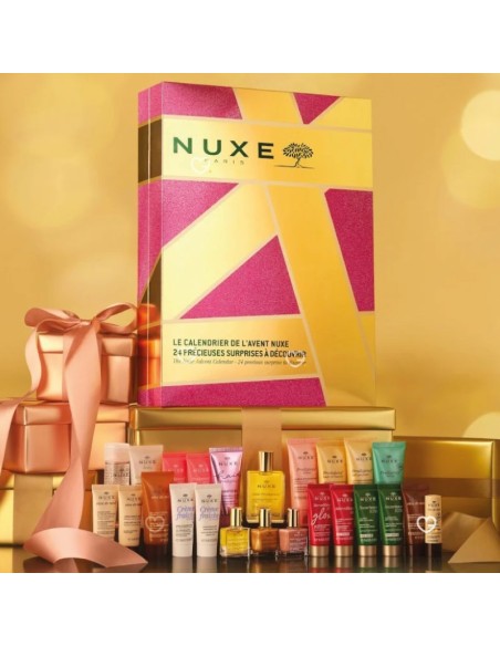 Calendrier de l'avent 2025 Nuxe - Contenu Beauté,