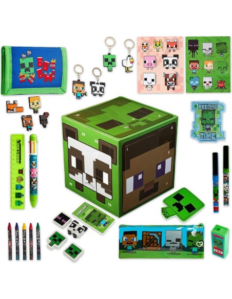 Calendrier de l'avent Minecraft Cube 2025 - +54 Surprises !