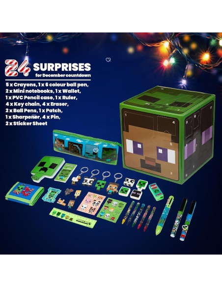 Calendrier de l'avent Minecraft Cube 2025 - +54 Surprises !