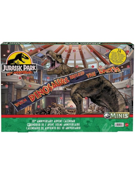 Calendrier de l'avent Jurassic Park 2025 - Dinosaure - Jouet