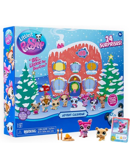 Calendrier de l'avent Littlest Pet Shop 2025 - Jouet - Fille