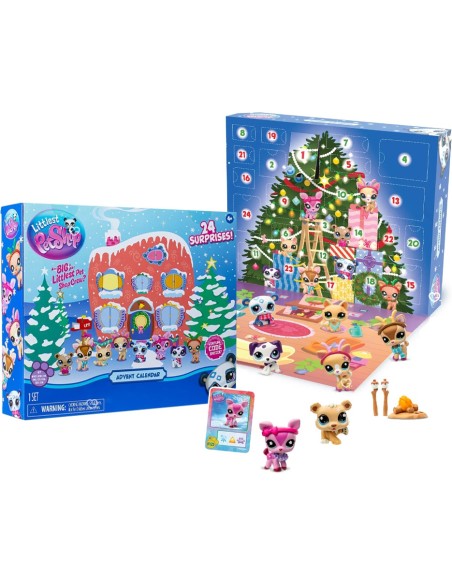 Calendrier de l'avent Littlest Pet Shop 2025 - Jouet - Fille