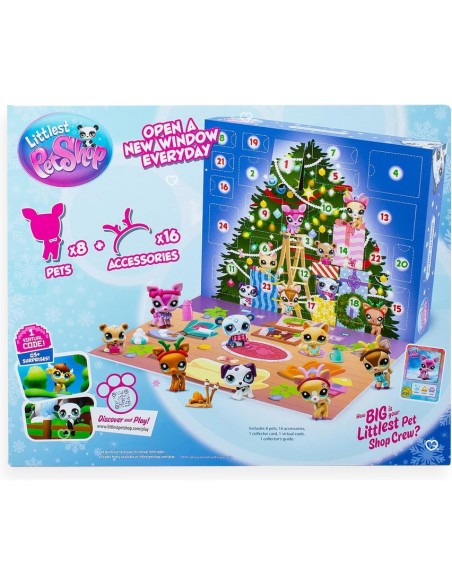 Calendrier de l'avent Littlest Pet Shop 2025 - Jouet - Fille