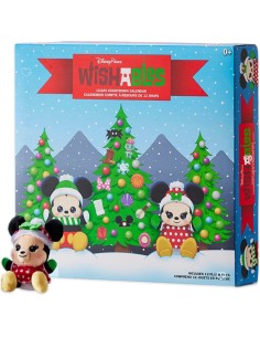 Calendrier de l'avent Disney Peluches Parks Wishables 2025 - Cadeau
