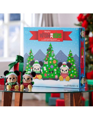 Calendrier de l'avent Disney Peluches Parks Wishables 2025 - Cadeau