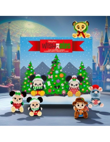 Calendrier de l'avent Disney Peluches Parks Wishables 2025 - Cadeau