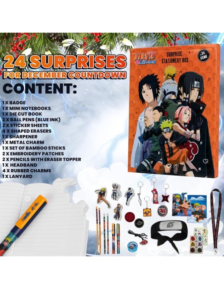 Calendrier de l'avent 2025 Naruto Officiel - Manga - Enfant