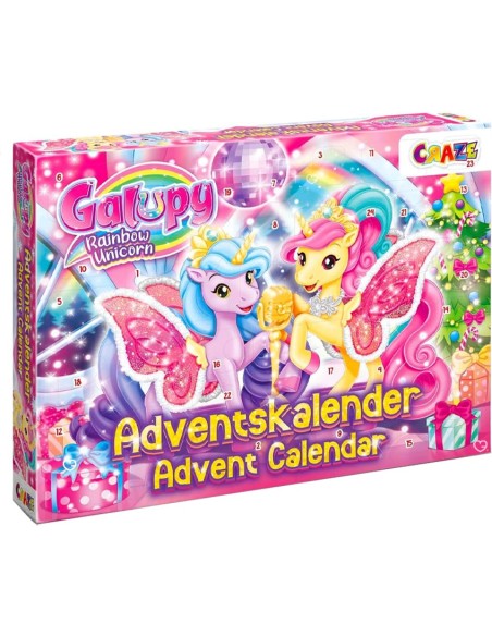 Calendrier de l'avent 2025 Enfant Galupy - Jouet Avec Licorne