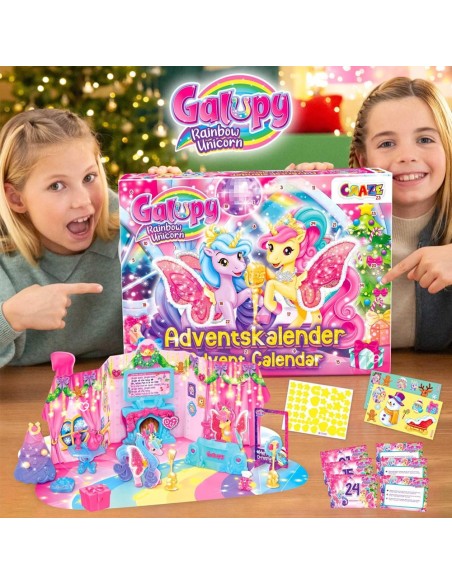 Calendrier de l'avent 2025 Enfant Galupy - Jouet Avec Licorne