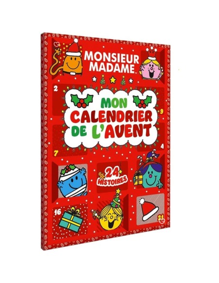 Calendrier de l'avent 2025 Monsieur Madame - 24 Livres Enfants