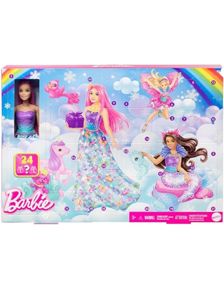 Calendrier de l'avent Barbie Dreamtopia 2025 - Jouet Enfant