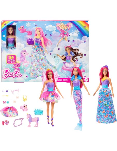 Calendrier de l'avent Barbie Dreamtopia 2025 - Jouet Enfant
