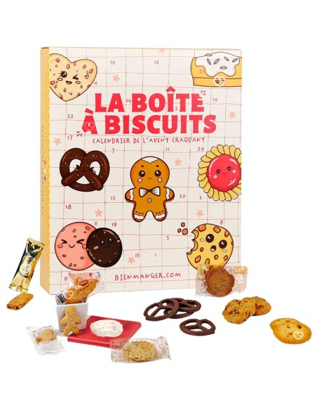Calendrier de l'avent Biscuits 2025 : 44 Plaisirs Gourmands - Bienmanger