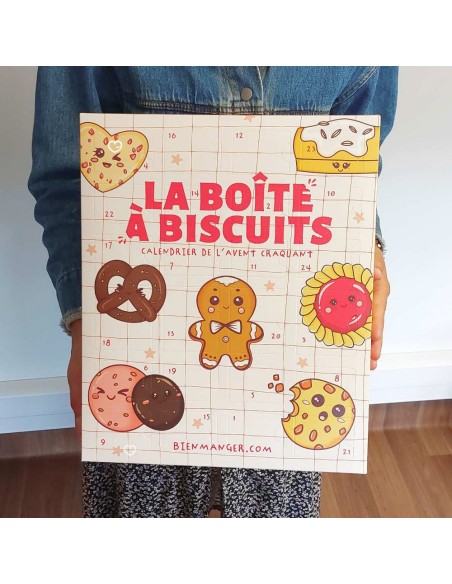 Calendrier de l'avent Biscuits 2025 : 44 Plaisirs Gourmands - Bienmanger