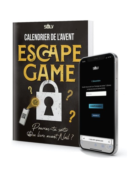 Calendrier de l'avent 2025 Escape Game 2.0 : Enigmes, Casse-tête..