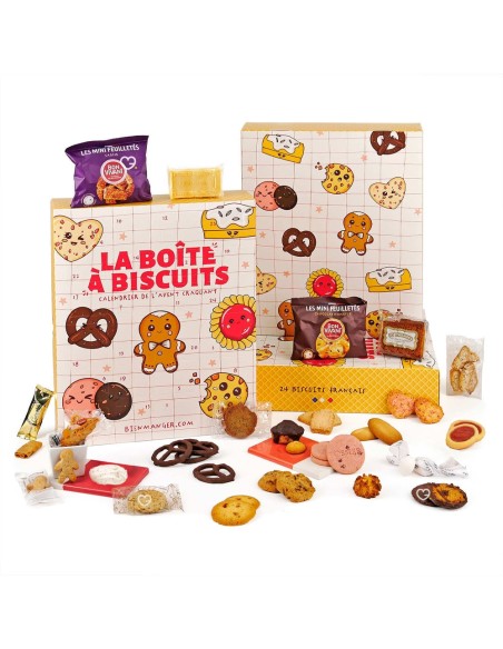 Calendrier de l'avent Biscuits 2025 : 44 Plaisirs Gourmands - Bienmanger