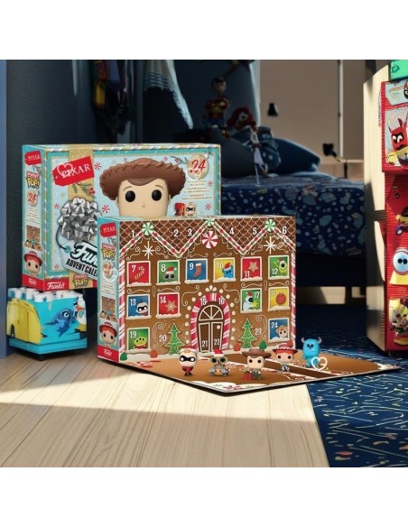 Calendrier de l'avent Funko Pop Pixar 2025 : 24 Figurines