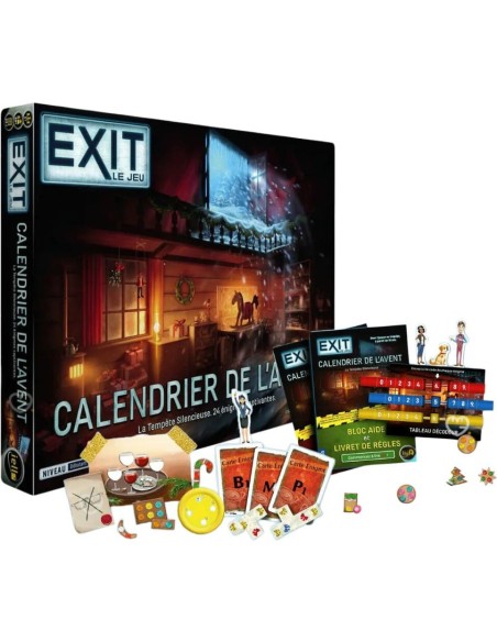 Calendrier de l'avent Exit 2025 - 24 Enigmes - Escape Game