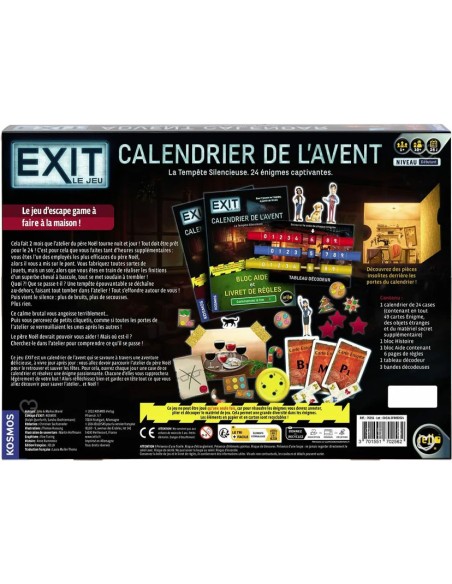 Calendrier de l'avent Exit 2025 - 24 Enigmes - Escape Game