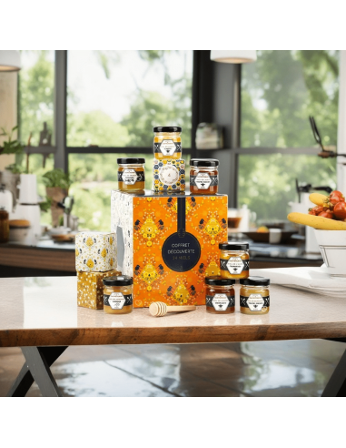 Calendrier de l'avent 2025 Miel - Autour Du Miel - 24 Pots - Bienmanger