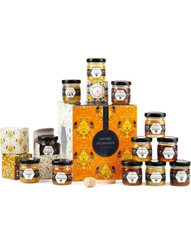 Calendrier de l'avent 2025 Miel - Autour Du Miel - 24 Pots - Bienmanger
