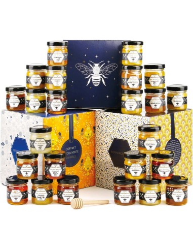 Calendrier de l'avent 2025 Miel - Autour Du Miel - 24 Pots - Bienmanger