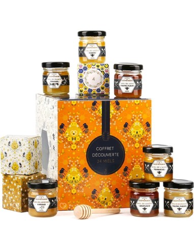 Calendrier de l'avent 2025 Miel - Autour Du Miel - 24 Pots - Bienmanger
