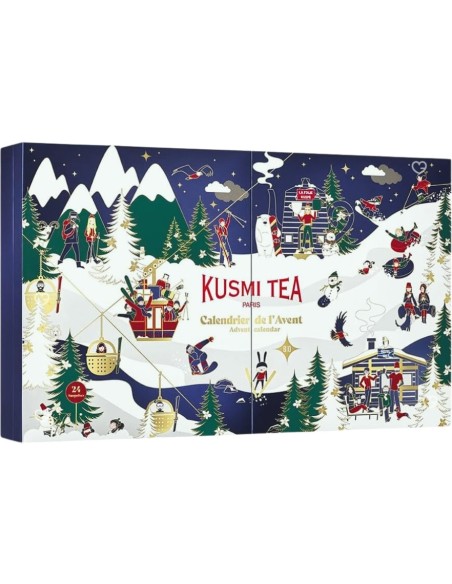 Calendrier de l'avent 2025 Kusmi Tea - 24 Thé & Infusion Bio