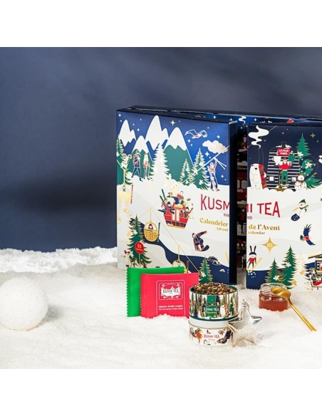 Calendrier de l'avent 2025 Kusmi Tea - 24 Thé & Infusion Bio