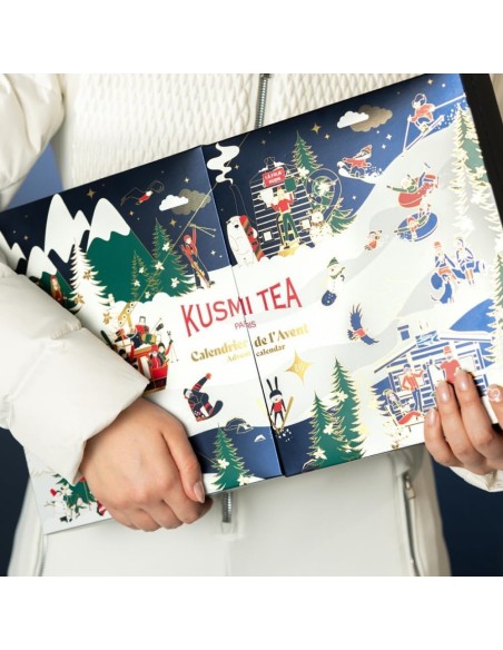 Calendrier de l'avent 2025 Kusmi Tea - 24 Thé & Infusion Bio