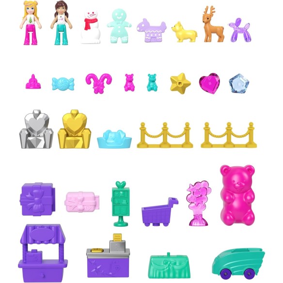 Calendrier de l'avent 2025 Polly Pocket - Jouet - Enfant