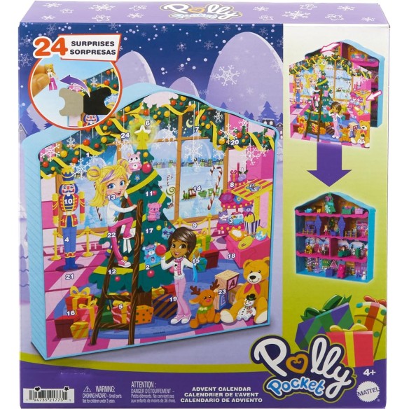 Calendrier de l'avent 2025 Polly Pocket - Jouet - Enfant