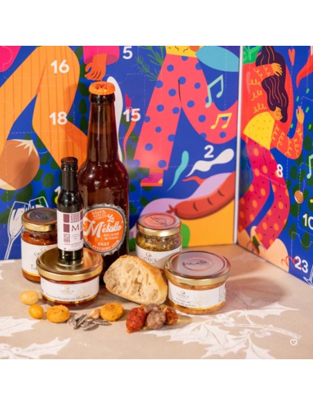 Calendrier de l'avent Apero 2025 : Saucisson, Bière, Terrine