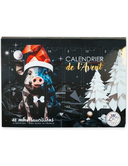 Calendrier de l'avent Mini Saucissons 2025 : 12 Saveurs